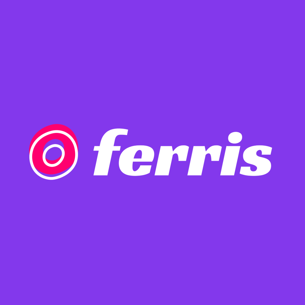 App for giving and getting for free (Ferris) logo